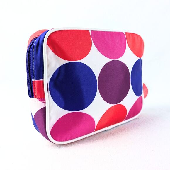 NWOT Lisa Perry for Estee Lauder Geometric Print Make-up Bag - Picture 3 of 8